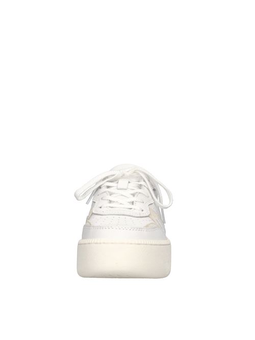 Sneakers in pelle D.A.T.E. | STEP CALFBIANCO-ROSA